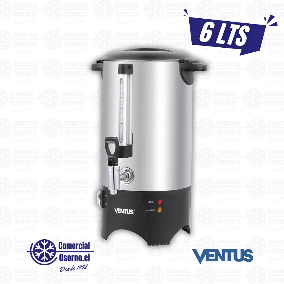 HERVIDOR AGUA VENTUS 6LTS 1