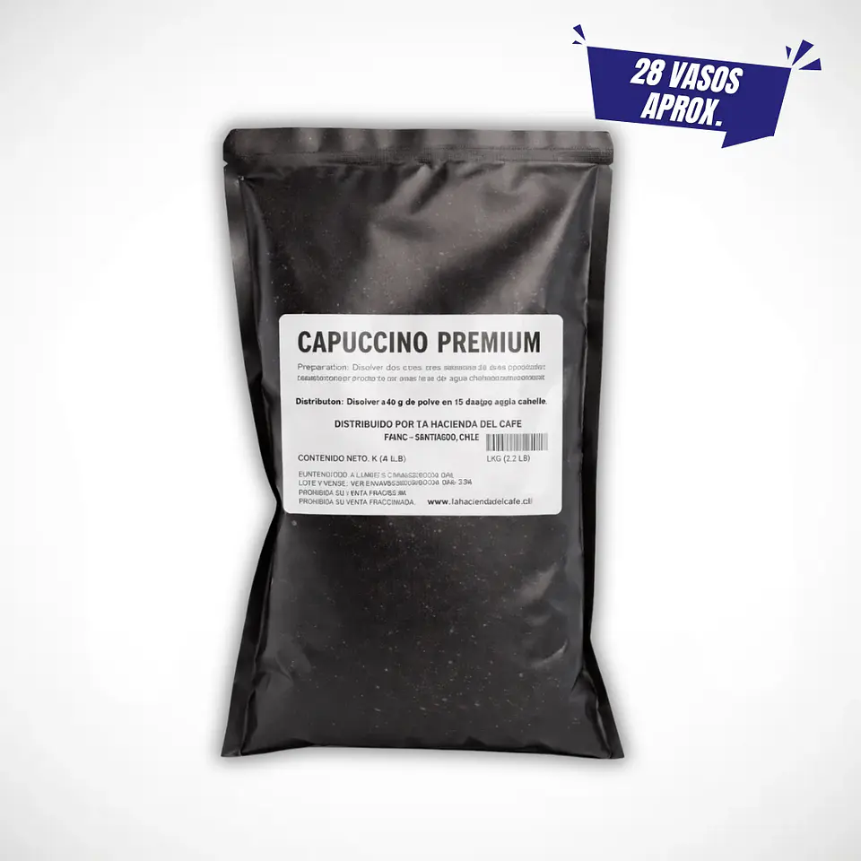 CAPUCCINO PREMIUM 1KG HACIENDA DEL CAFÉ 1