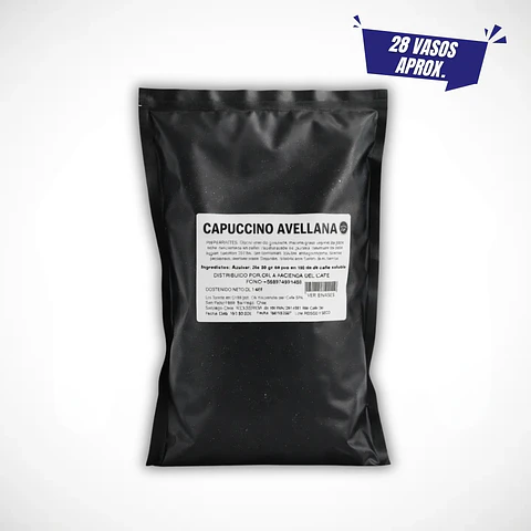 CAPUCCINO AVELLANA 1KG HACIENDA DEL CAFÉ