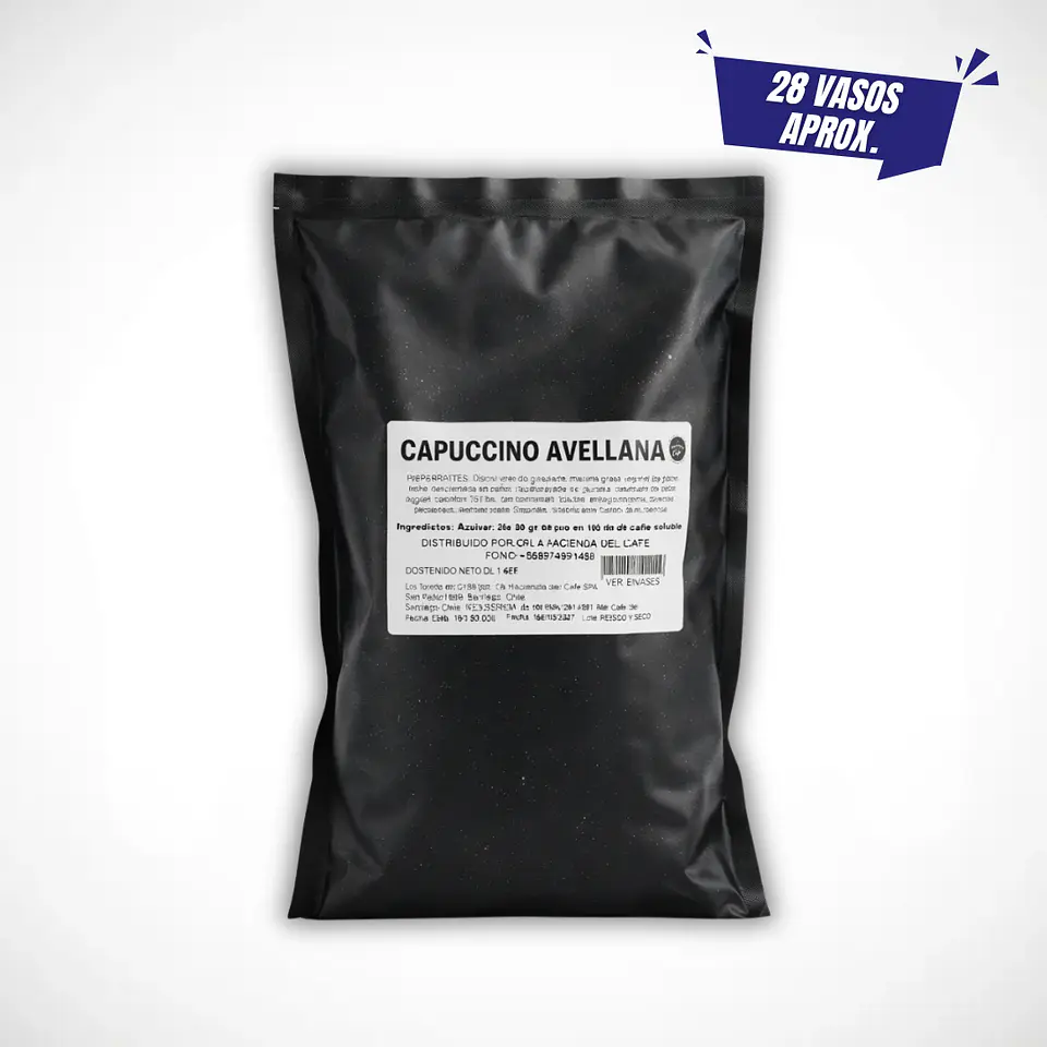 CAPUCCINO AVELLANA 1KG HACIENDA DEL CAFÉ 1