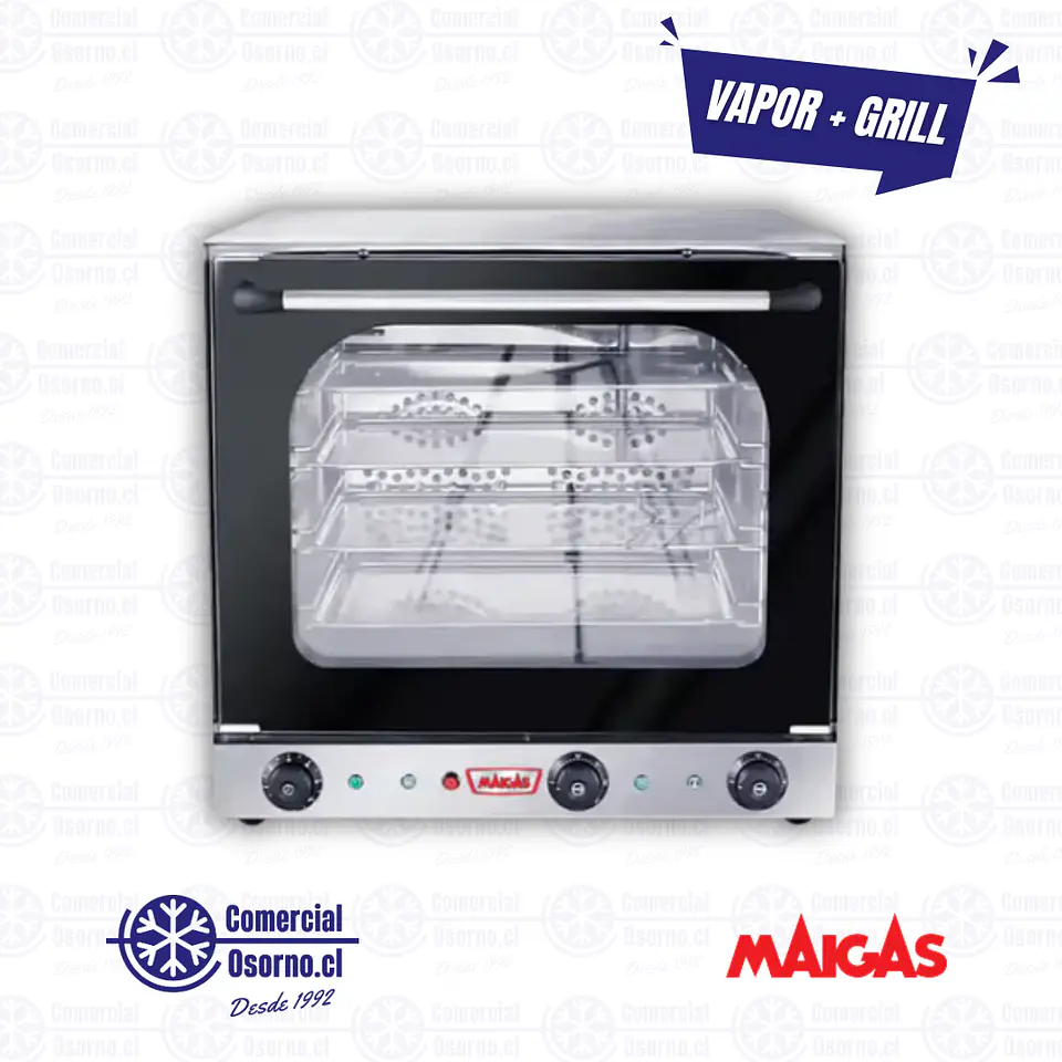 HORNO CONVECTOR 4B. VAPOR + GRILL 1
