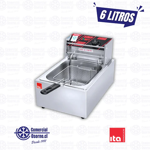 FREIDORA ELÉCTRICA ITA 1 DEP. 6LTS