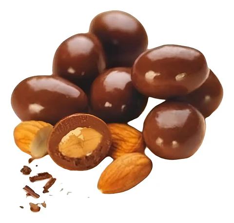 Almendras Bañadas En Chocolate 1 Kg.