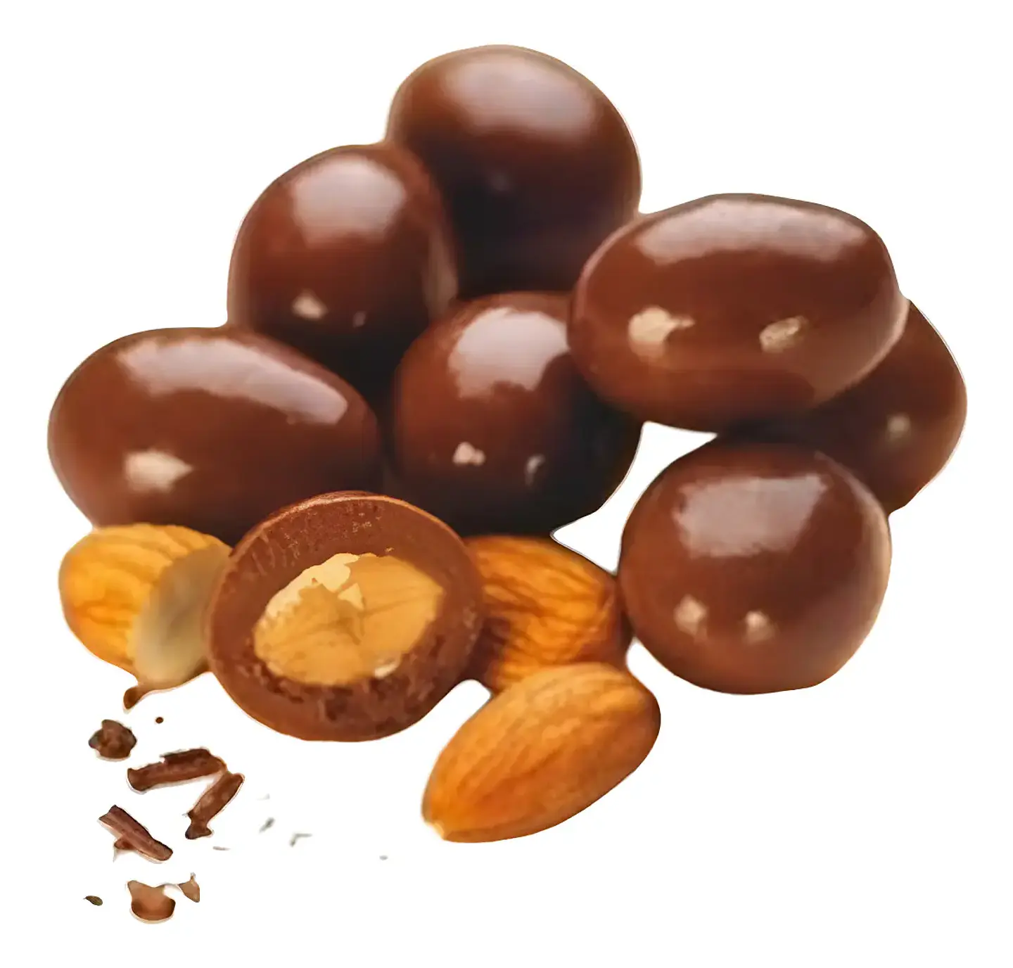 Almendras Bañadas En Chocolate 1 Kg. 1