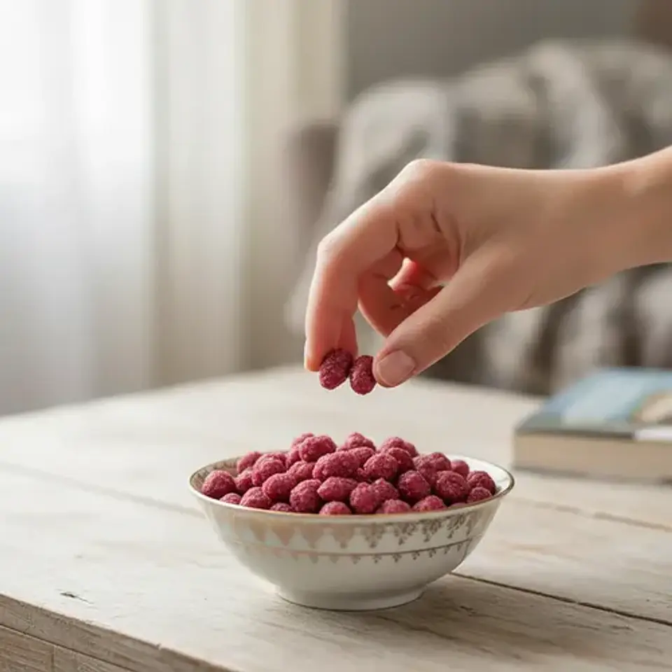 Maní Confitado Frutilla 1 Kg. 2