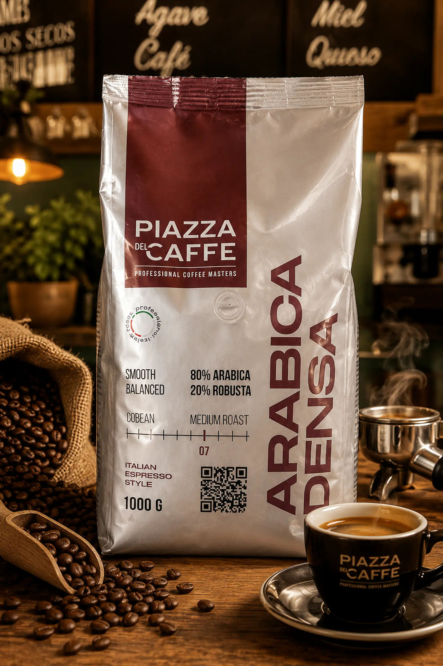 Café Grano Piazza Arábica Densa 1 Kg. 2