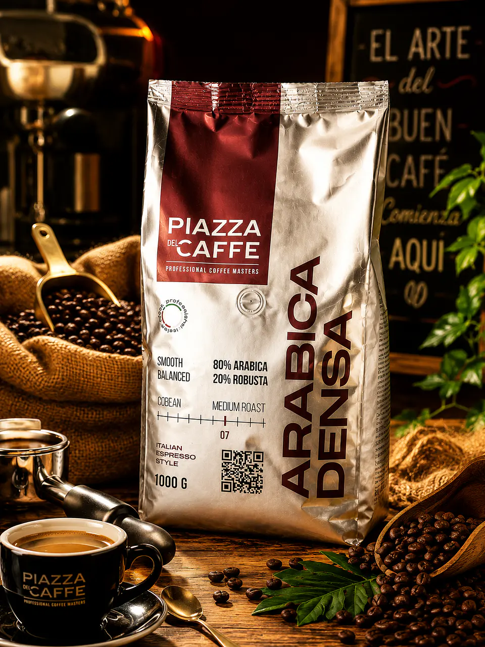 Café Grano Piazza Arábica Densa 1 Kg. 3