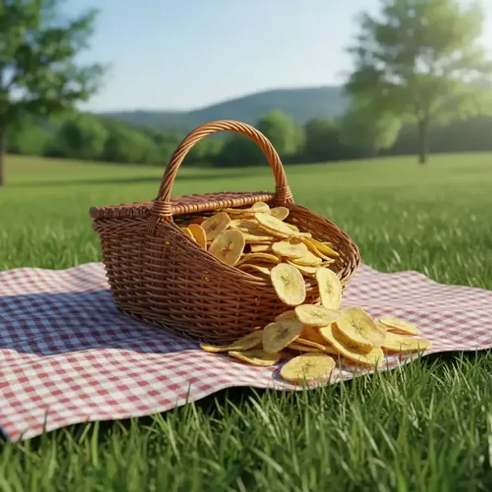 Banana Chip Salada 1 Kg. 2