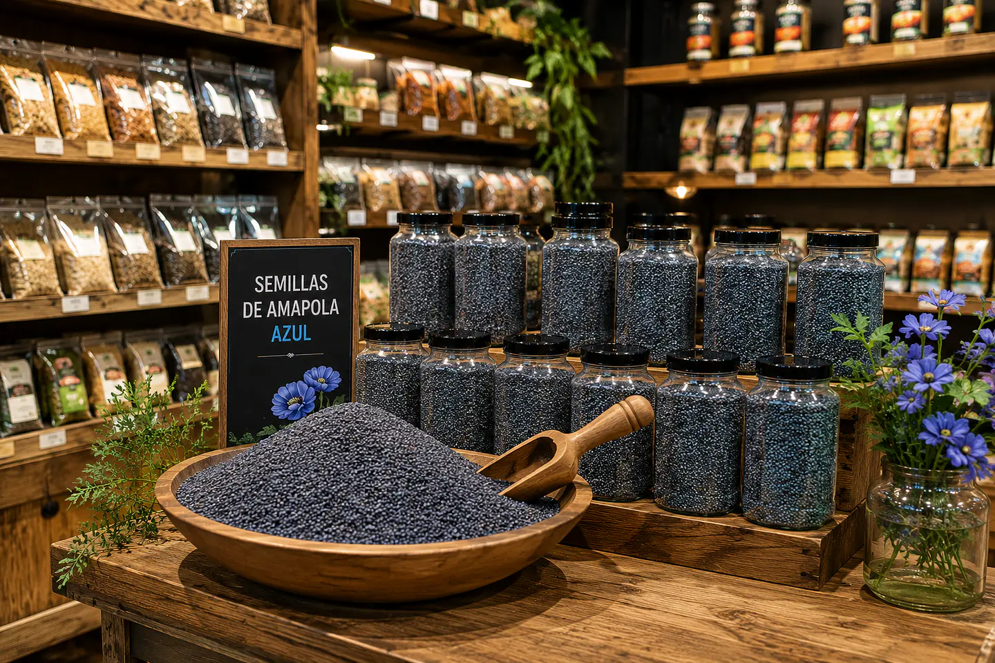 Semillas De Amapola Azul 1 Kg. 3