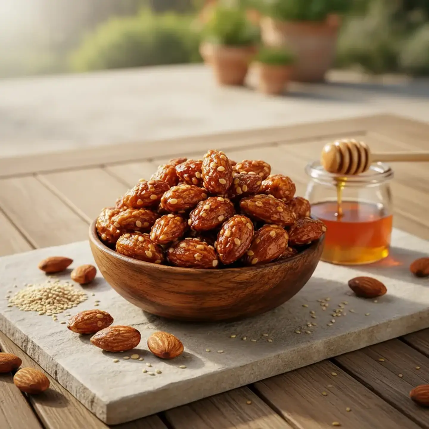 Almendra Confitada Con Sesamo 1 Kg. 1