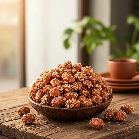 Mani Confitado Con Sésamo 1 Kg.