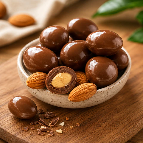 Almendras Bañadas En Chocolate 1 Kg.