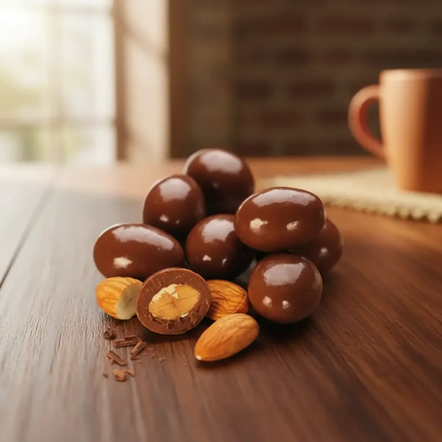 Almendras Bañadas En Chocolate 1 Kg. 2