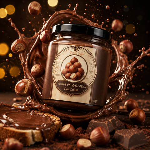 Crema de avellana con cacao 200gr