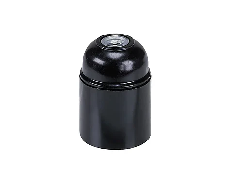 Portalampara bornes (negro)