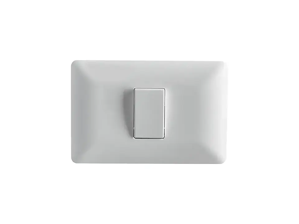 Interruptor simple (9/12) 10A 250V (blanco) 1