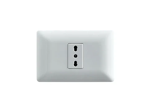Enchufe simple bipaso 10/16A 250V (blanco)