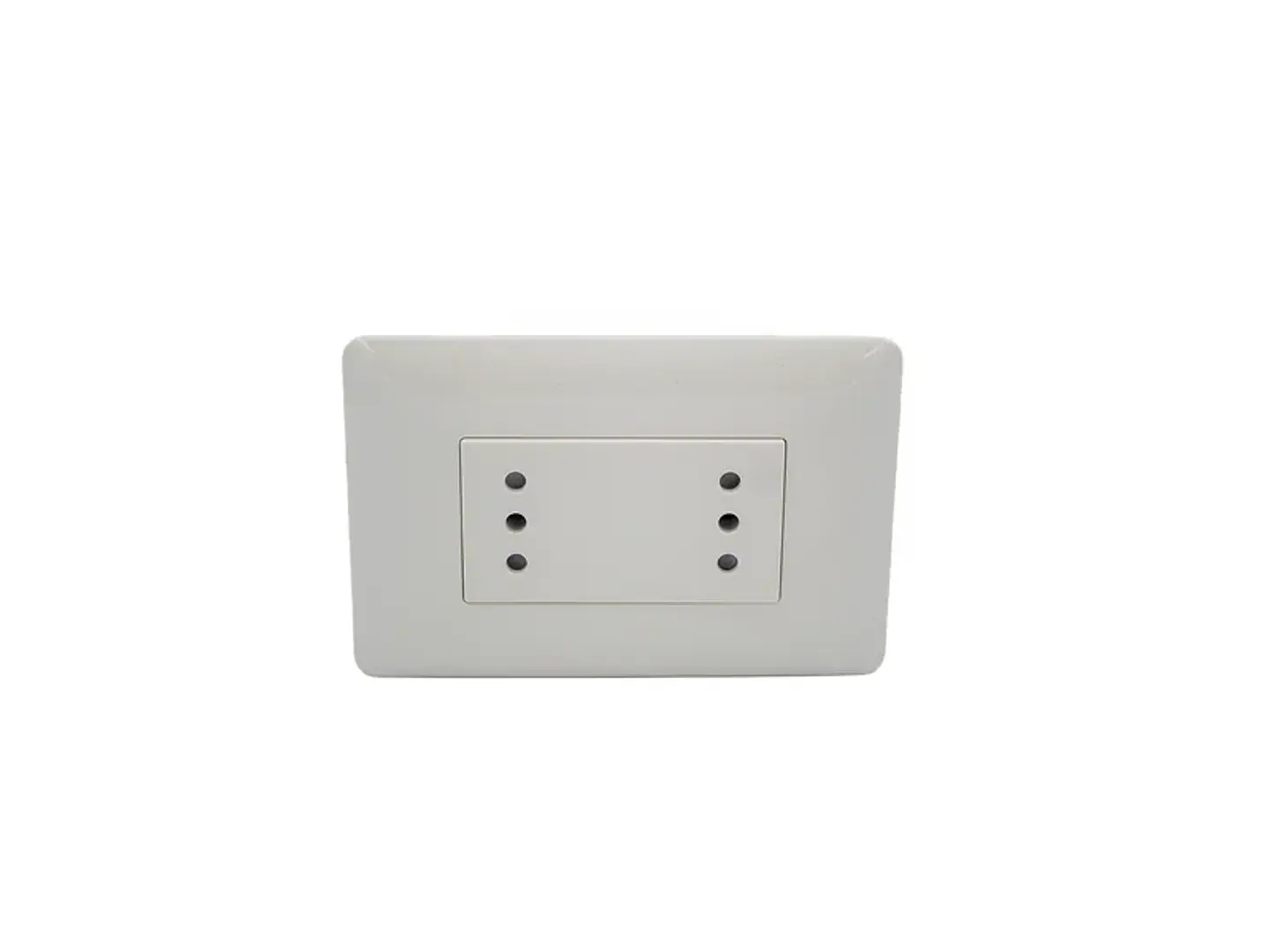 Enchufe doble puenteado 10A 250V (blanco 1