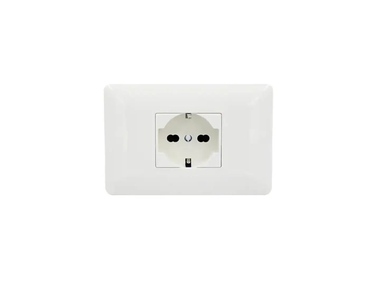 Enchufe schuko 16A (blanco) 1