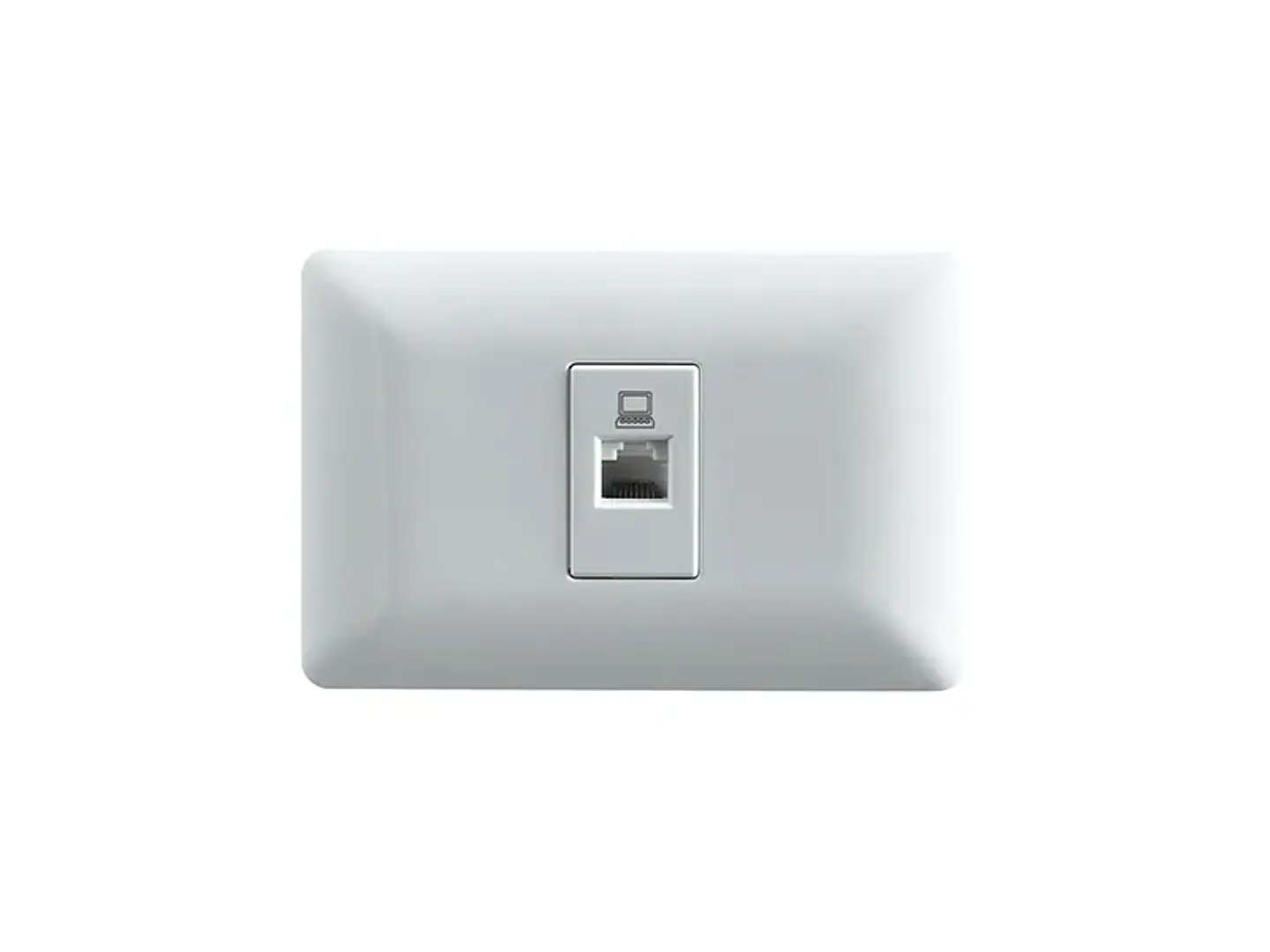 Toma red computacion (blanco) 1