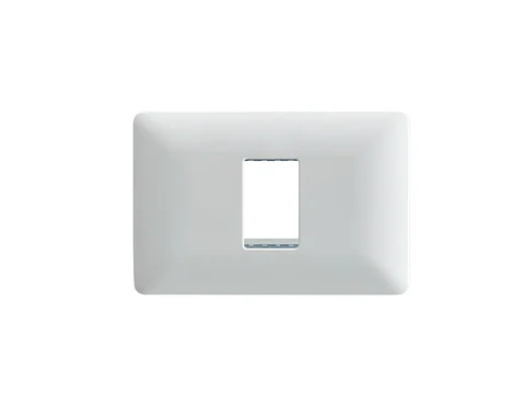 Placa simple c/soporte (blanco)