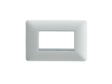 Placa triple c/soporte (blanco)