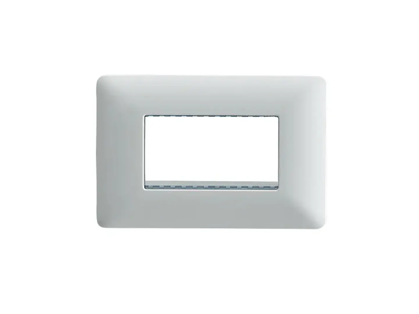Placa triple c/soporte (blanco) 1