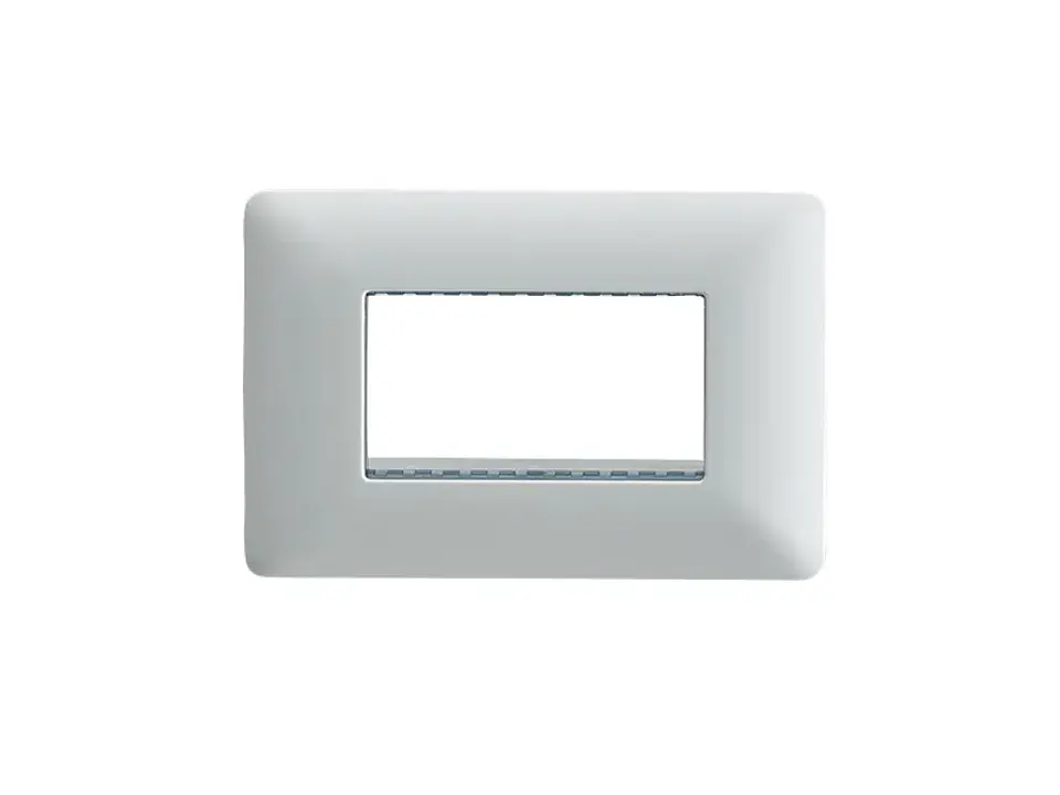Placa triple c/soporte (blanco) 1