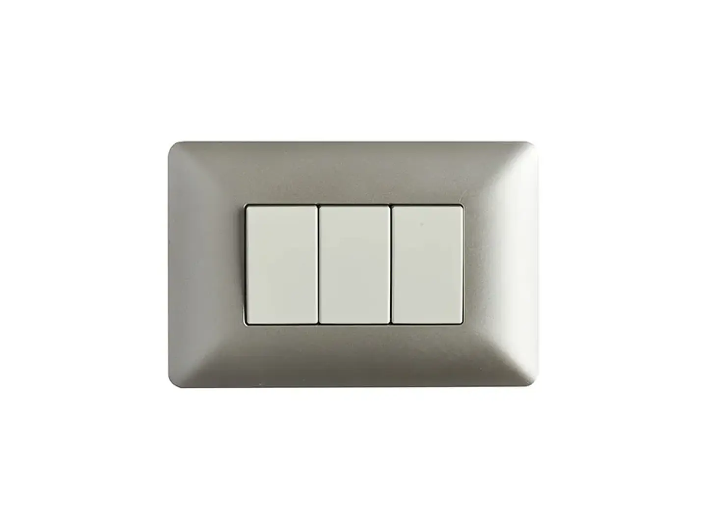 Interruptor triple (9/32) 10A 250V (champagne) 1