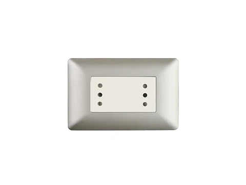 Enchufe doble puenteado 10A 250V (champagne)