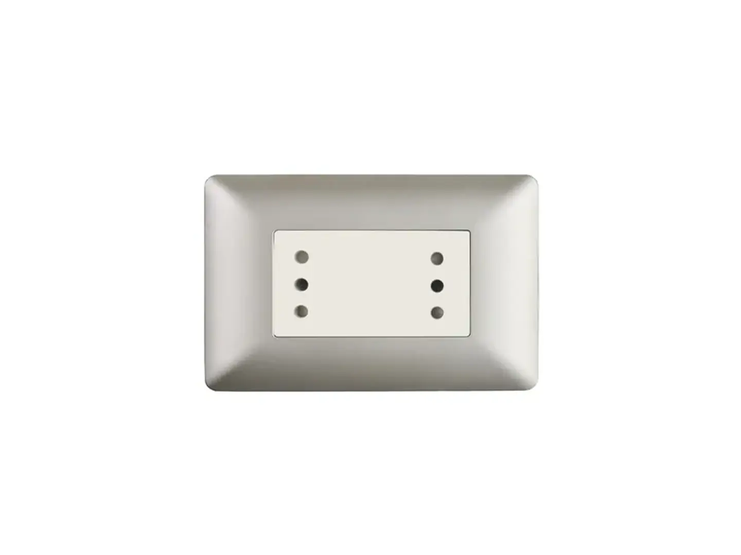 Enchufe doble puenteado 10A 250V (champagne) 1