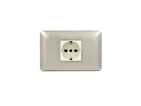 Enchufe schuko 16A (champagne)
