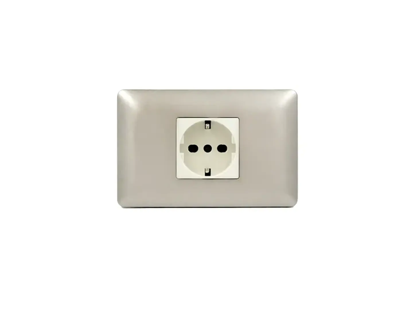 Enchufe schuko 16A (champagne) 1