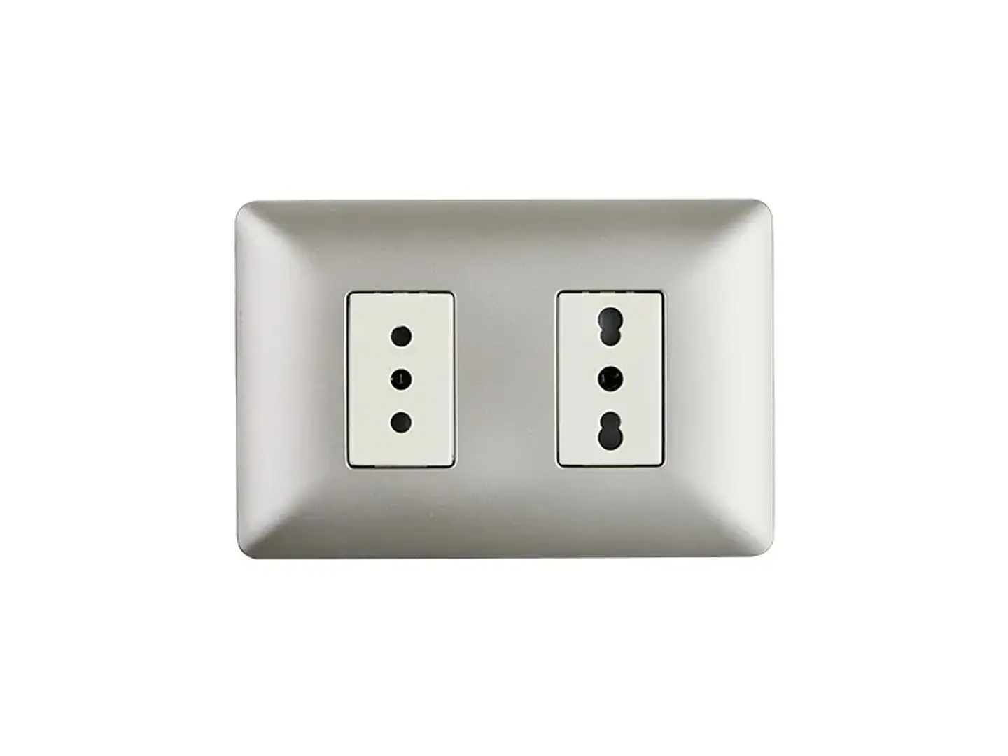 Enchufe simple 10A(1 Ud TZ1104) 250V + toma USB (champagne) 1