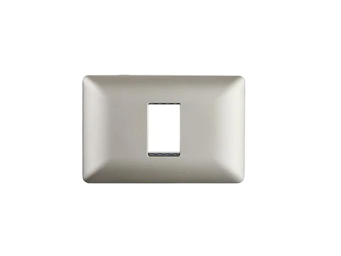 Placa simple c/soporte (champagne)