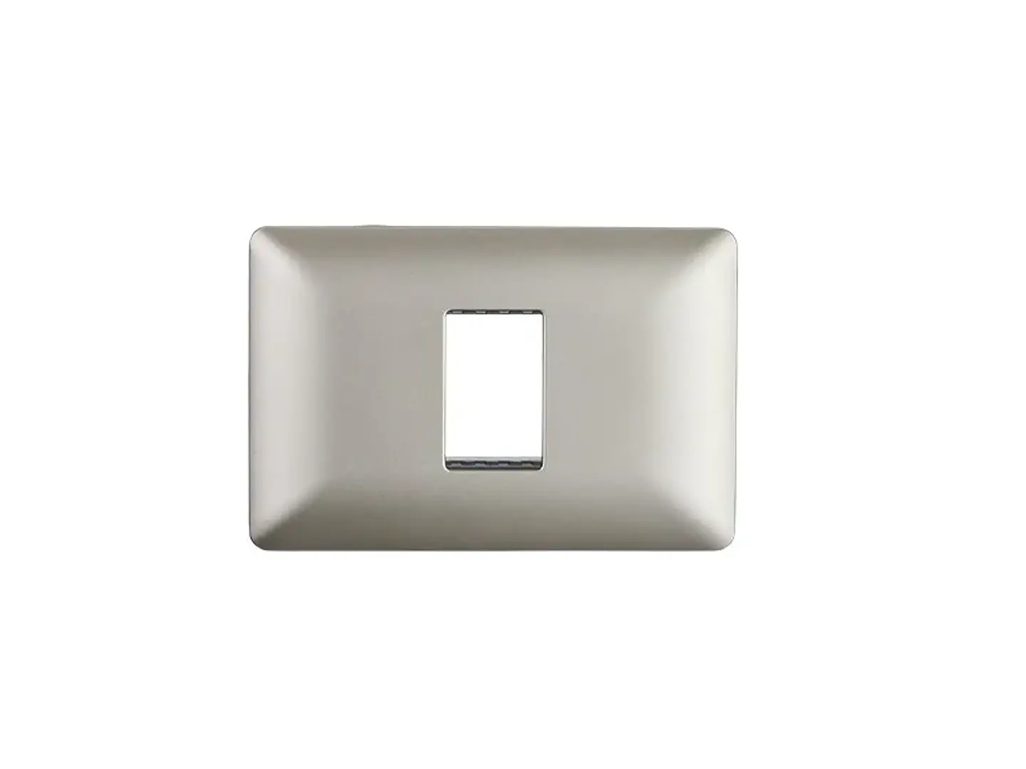 Placa simple c/soporte (champagne) 1