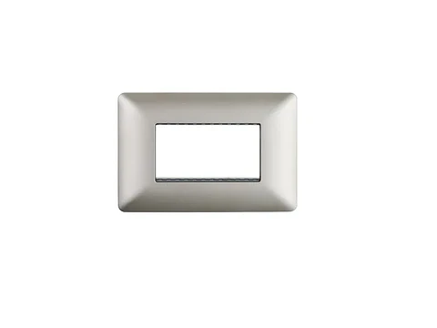 Placa triple c/soporte (champagne)