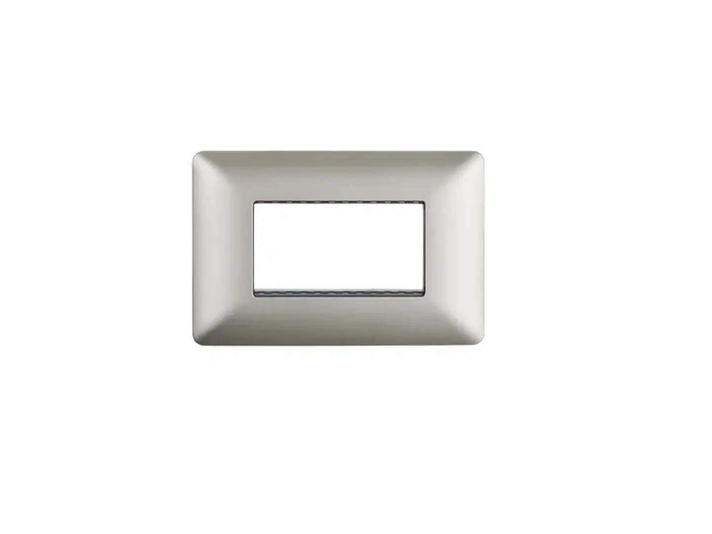 Placa triple c/soporte (champagne) 1
