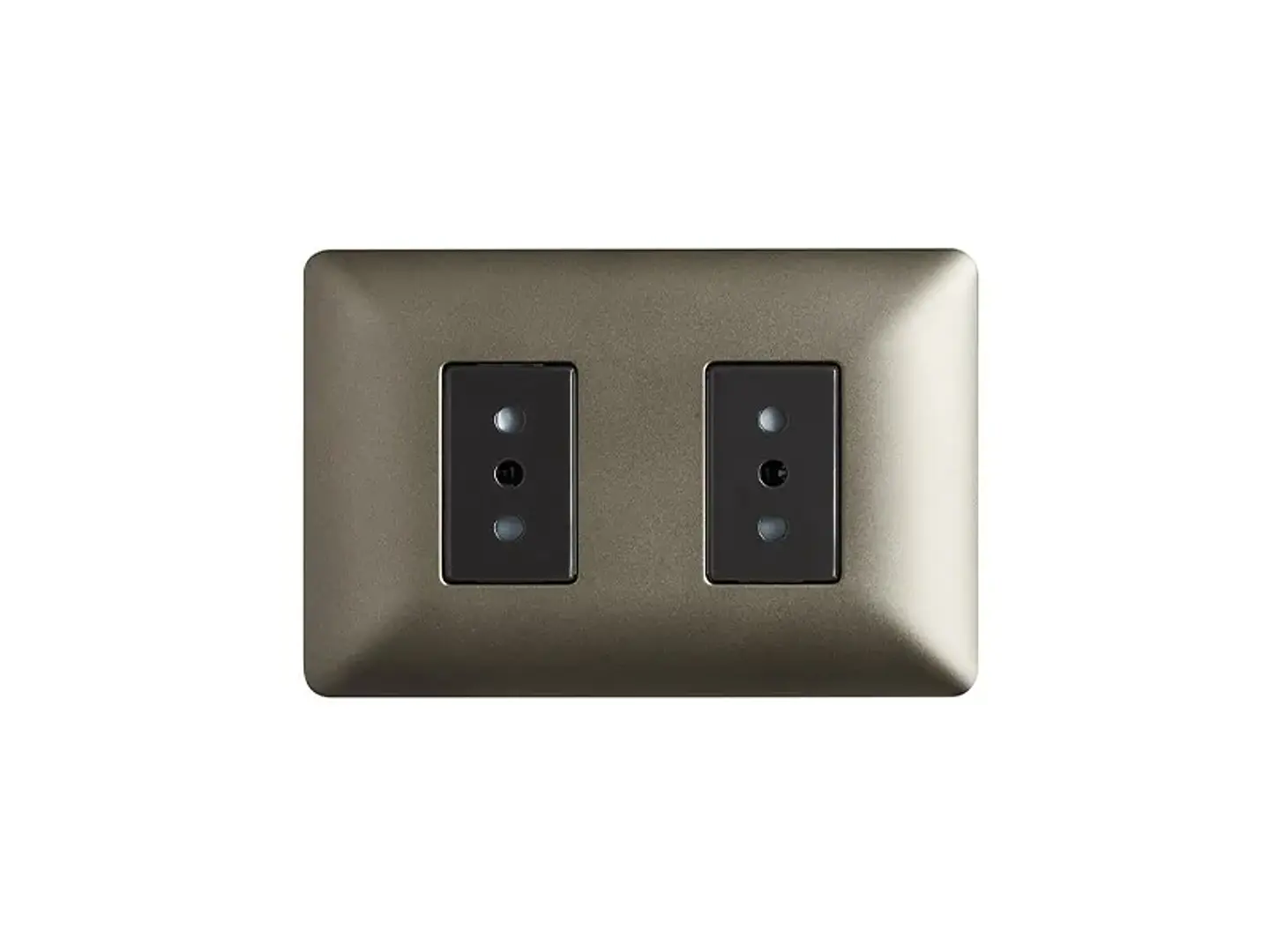 Enchufe doble 10A 250V (café) 1