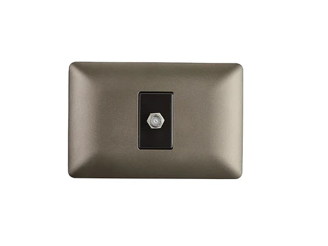 Toma coaxial RG6 (café)