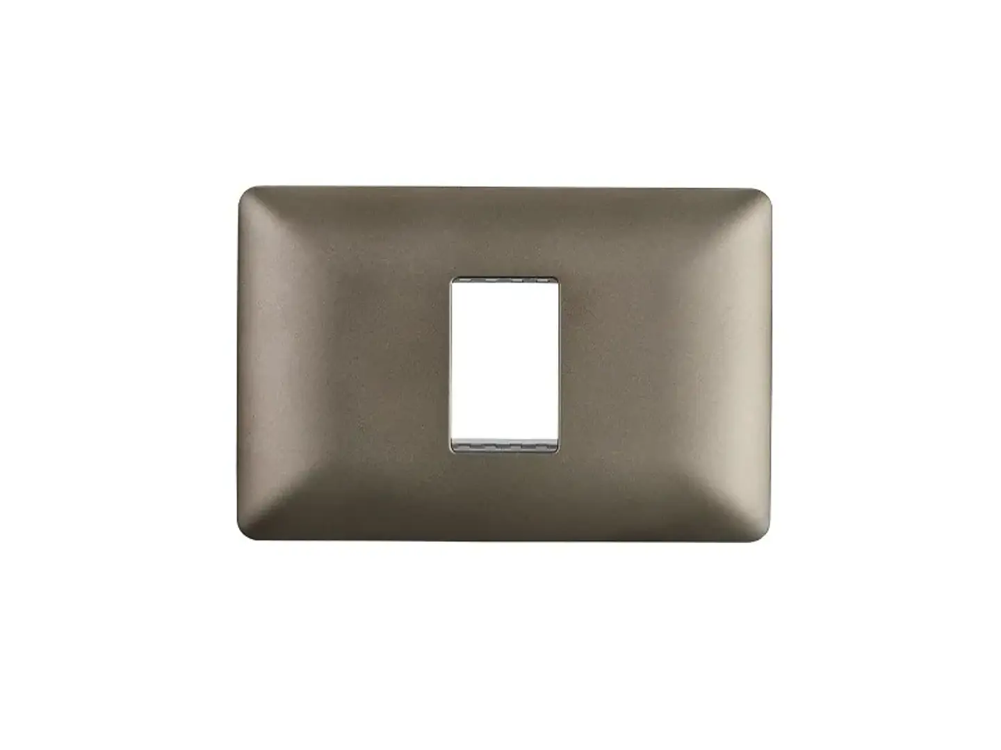 Placa simple c/soporte (café) 1