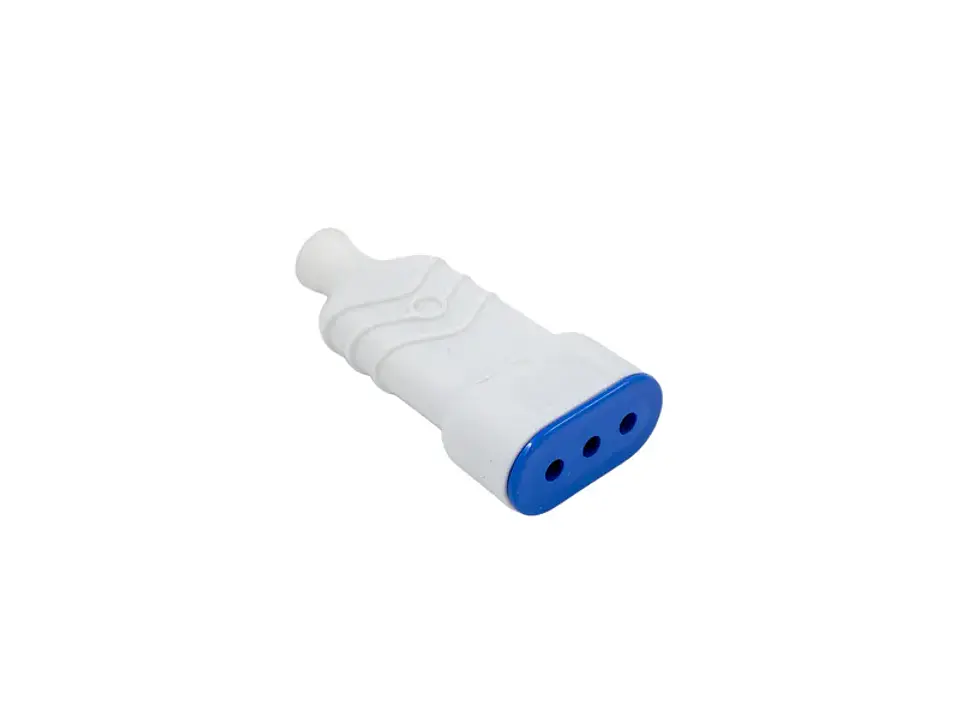 Enchufe volante hembra 10A 250V blanco 1