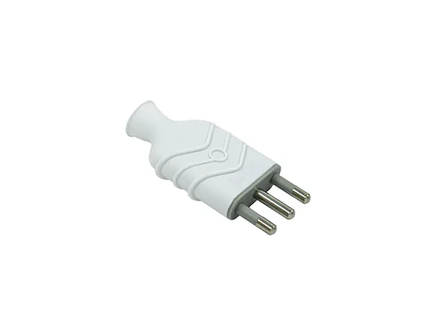 Enchufe volante pesado macho 16A 250V blanco