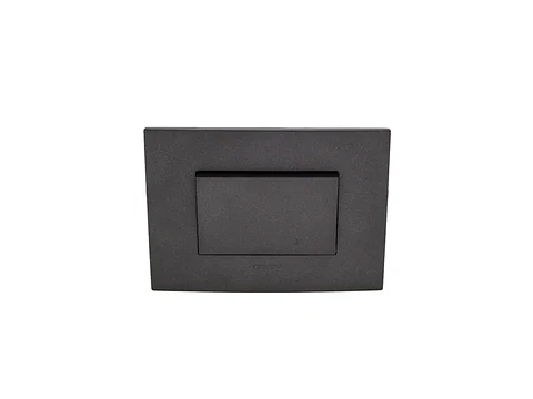 Interruptor simple teclon (9/12) 10A 250V (grafito)