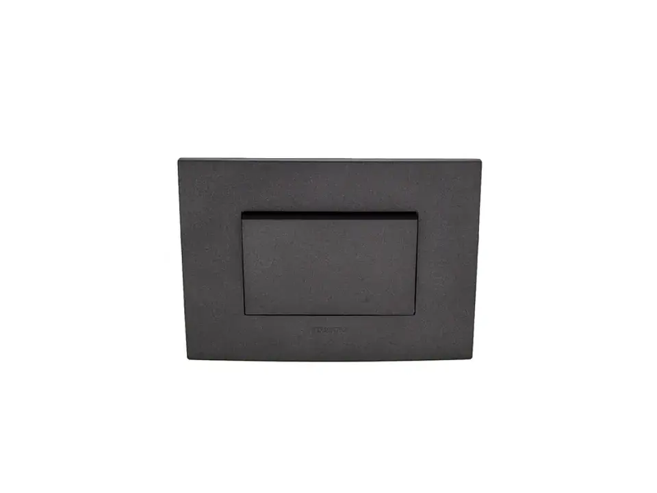 Interruptor simple teclon (9/12) 10A 250V (grafito) 1