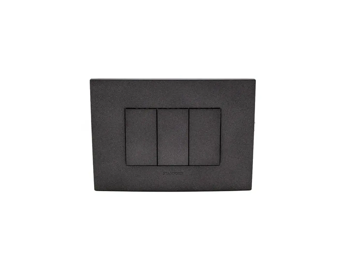 Interruptor triple (9/32) 10A 250V (grafito) 1