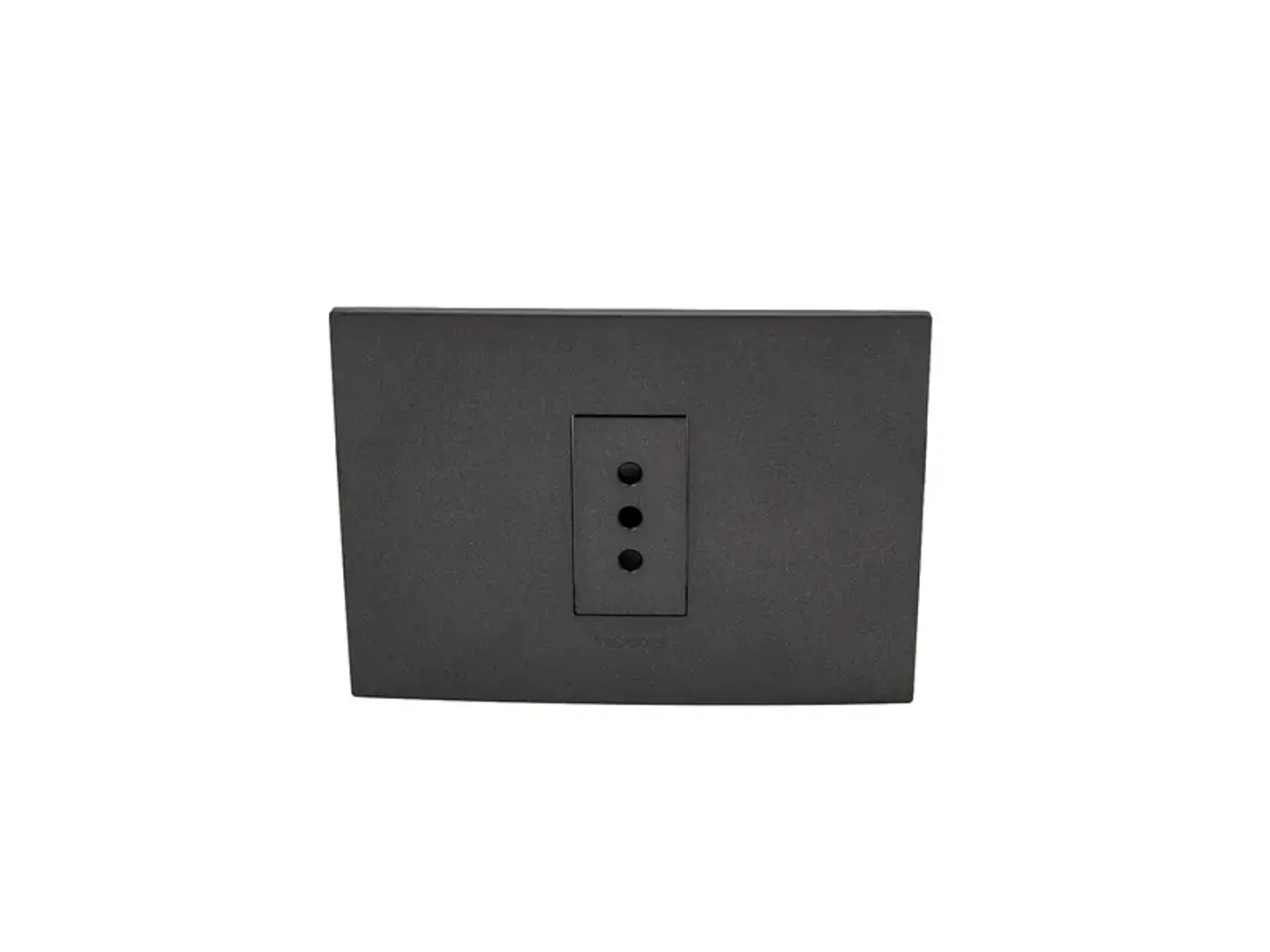 Enchufe simple 10A 250V (grafito) 1