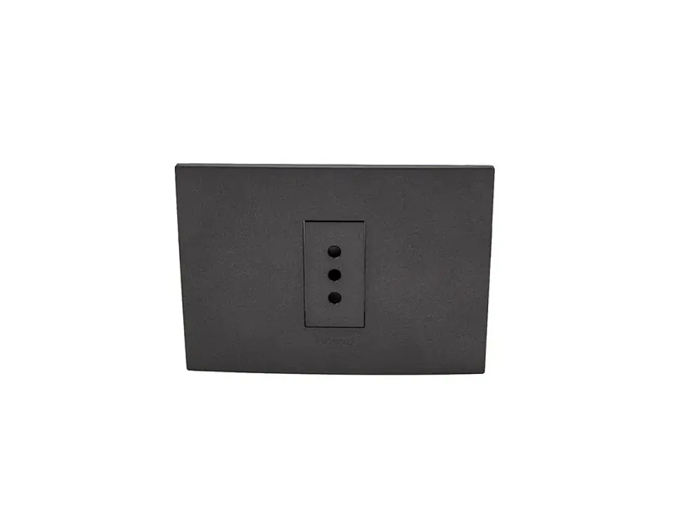 Enchufe simple 10A 250V (grafito) 1