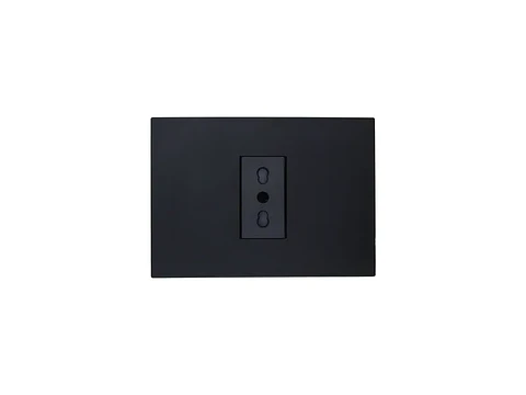 Enchufe simple bipaso 10/16A 250V (grafito)
