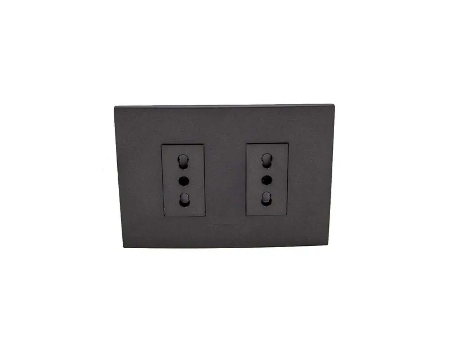 Enchufe duplex bipaso 10/16A 250V (grafito) 1